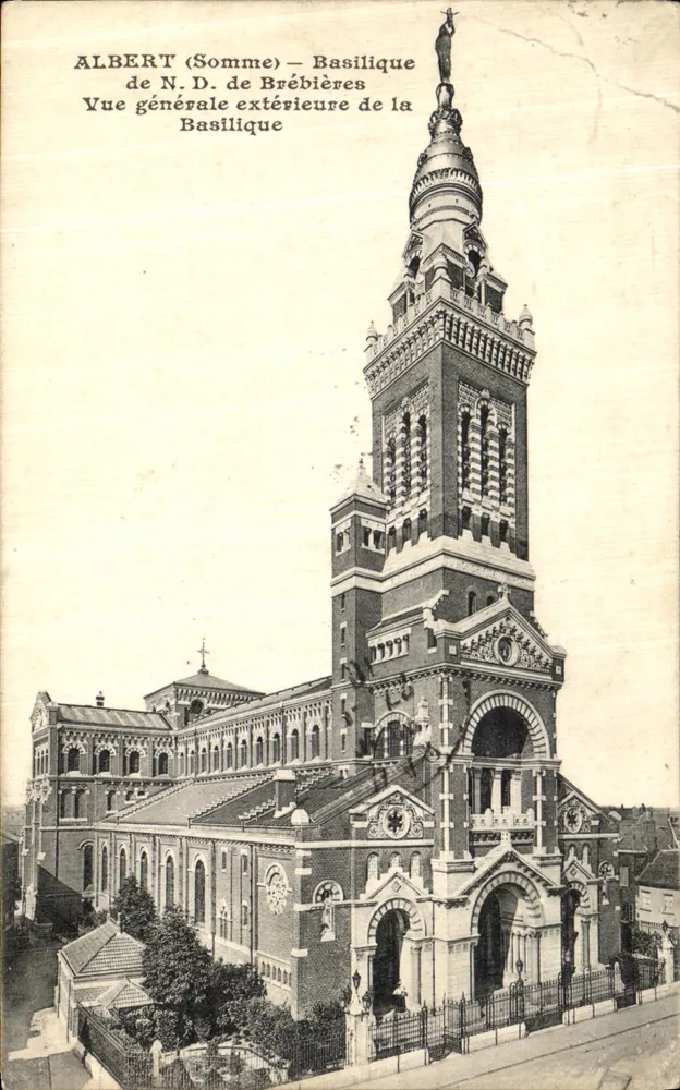 Albert (Somme) — Basilique N.D. de Brébières — Allgemeine äußere Ansicht - Vorderseite
