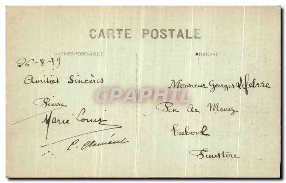 Albert Somme) - A Estrada de Bapaume - Bapaume Road — R. Lelong, 21, Rue St-Martin, Amiens, n°662 - Verso