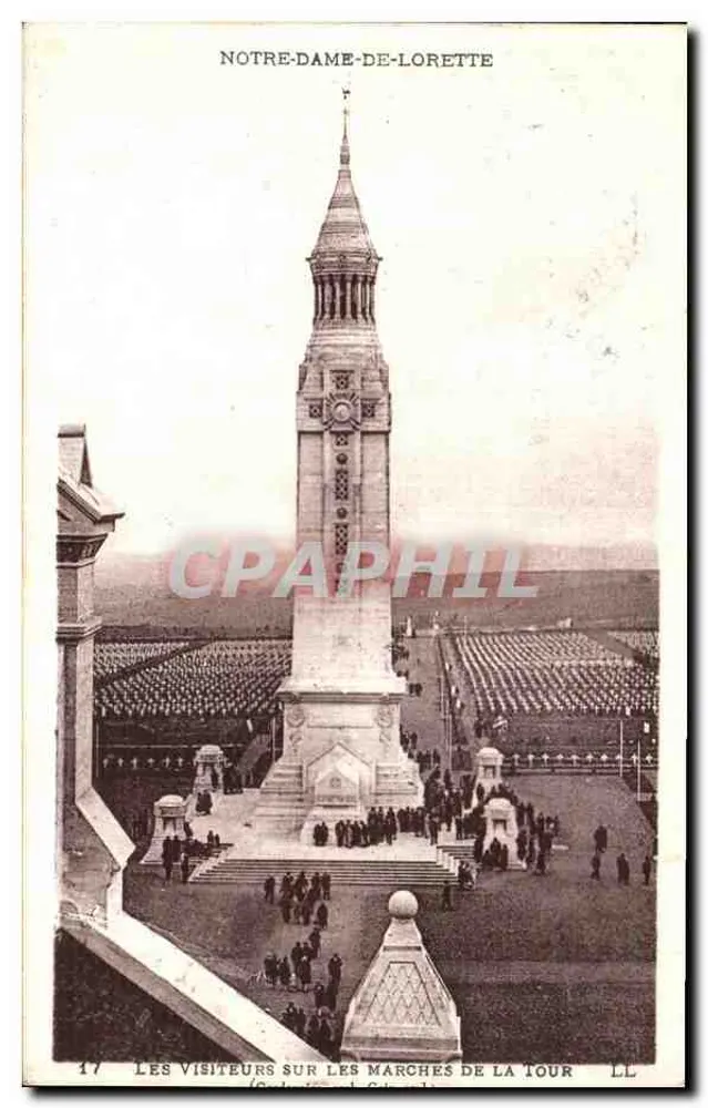Notre-Dame-de-Lorette — Denkmal und Besucher — Verlag LL n°17 - Vorderseite