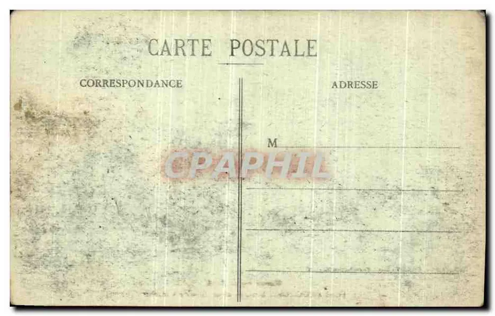 Brücke von Mousson — Innenraum eines Schlafzimmers — Verlag: PONT-À-MOUSSON - Rückseite