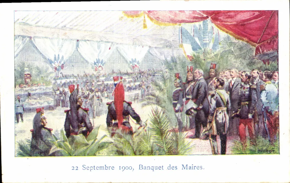 Bankett der Bürgermeister — 22. September 1900 — Verlag Petit Parisien - Vorderseite