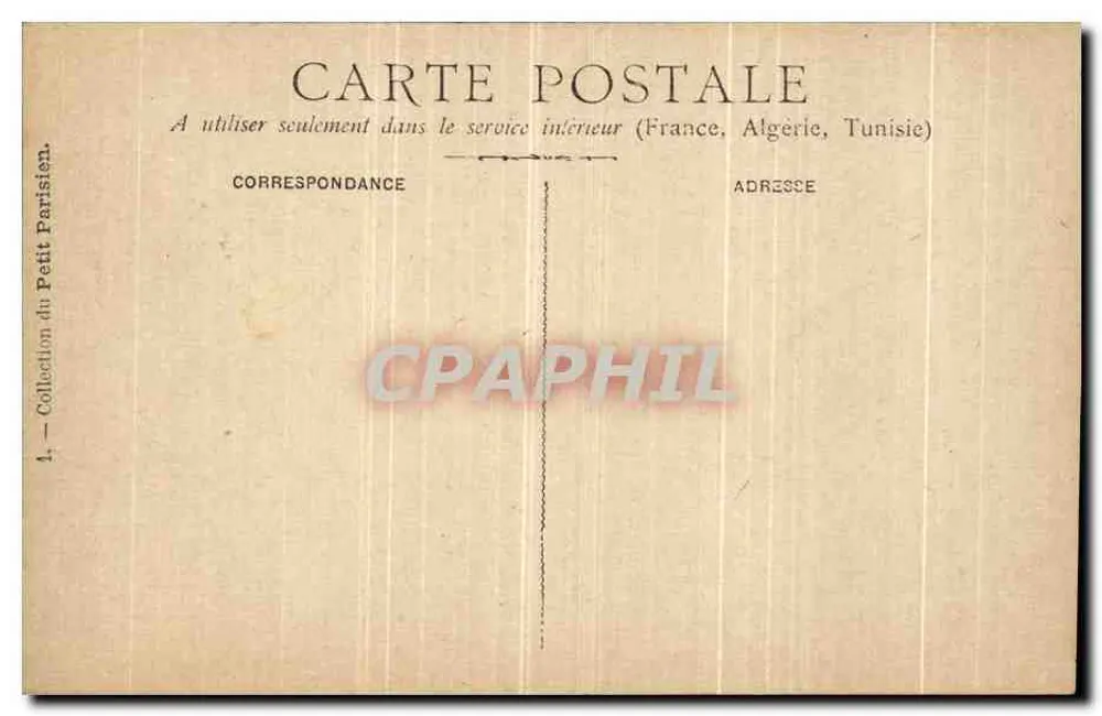 Bankett der Bürgermeister — 22. September 1900 — Verlag Petit Parisien - Rückseite