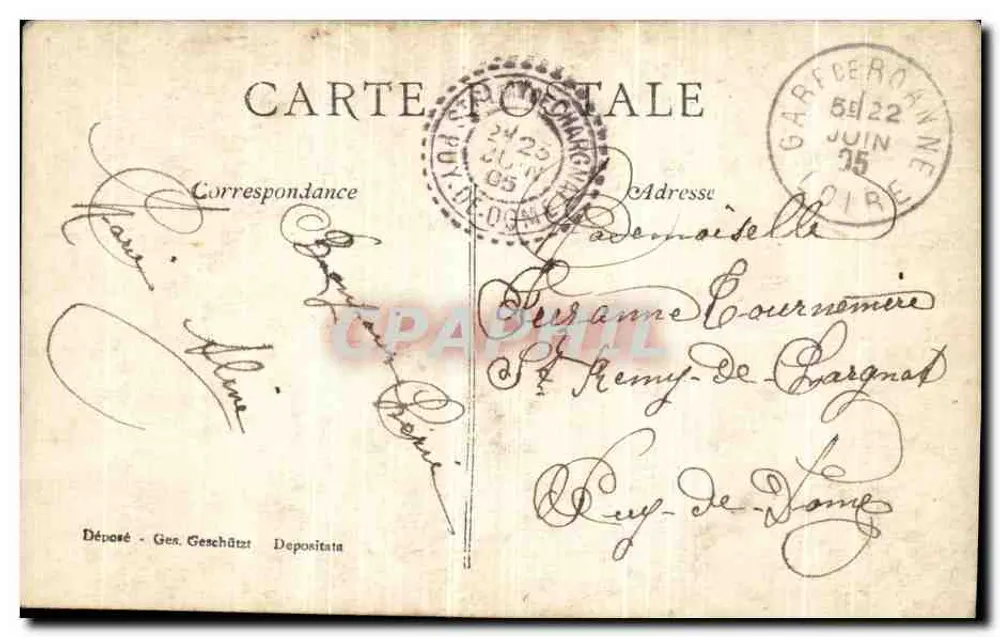 Deux jeunes femmes et un marin — scène de 'Le départ' — éditeur ATS, n° 304 - Rückseite