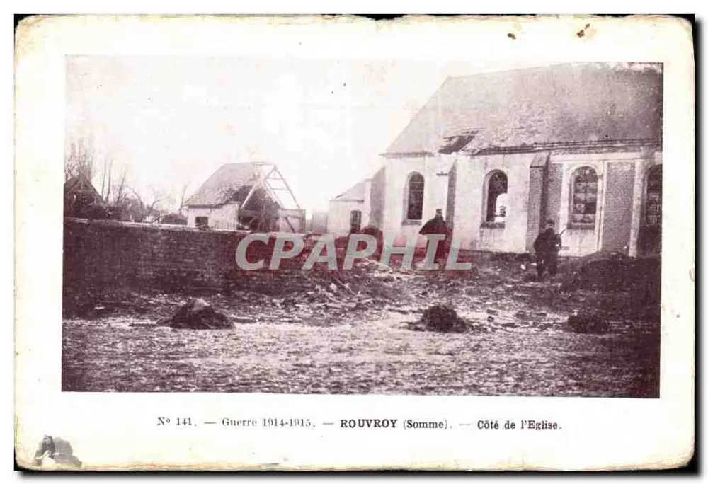 रूव्रॉई (सॉम) — चर्च के तरफ — युद्ध 1914-1915 — क्रमांक 141 - आगे