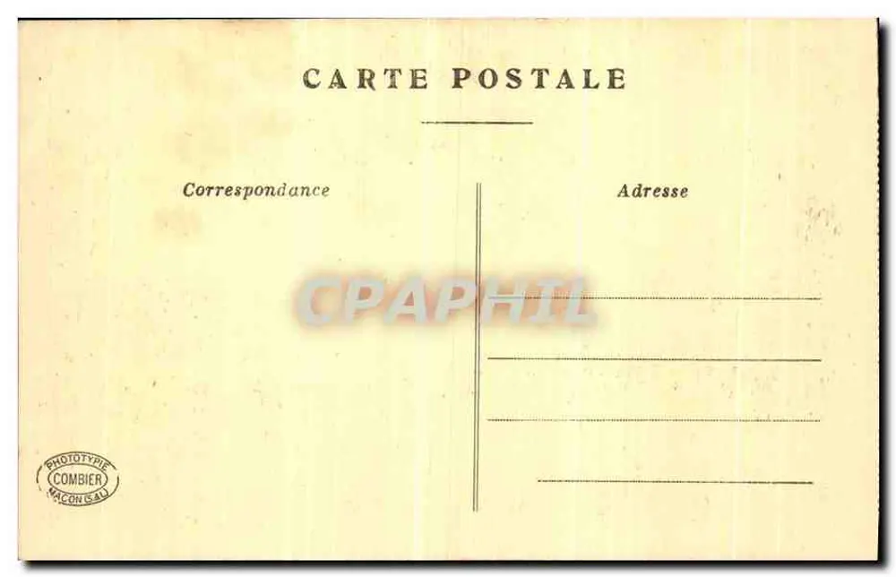 Chalons-sur-Marne — Rue St-Jean — Zerstörung nach den Bombenangriffen des Ersten Weltkriegs 1914-1918 - Rückseite