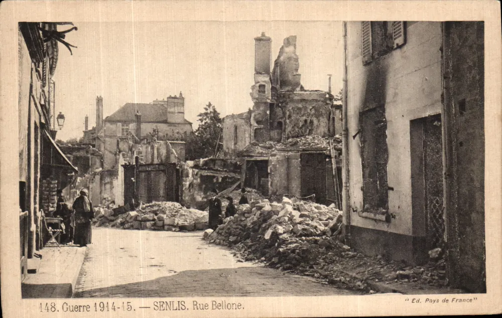 Senlis — Rue Bellone — Ed. Pays de France, n° 148 - Frente