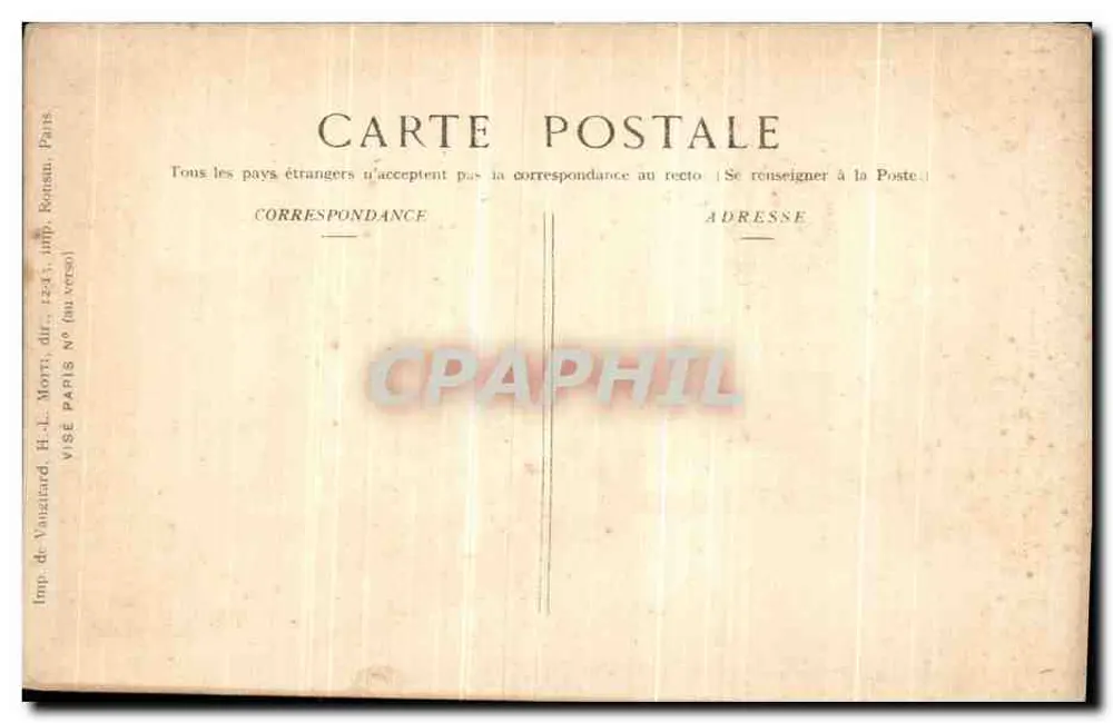 Senlis — Rue Bellone — Ed. Pays de France, n° 148 - Verso