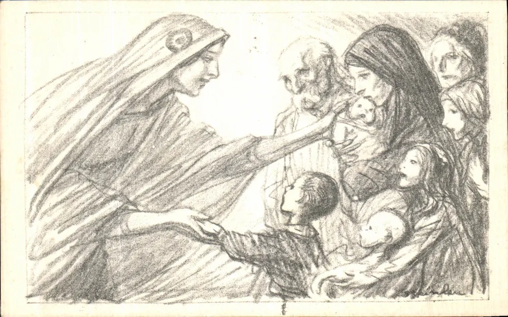 Sessão de socorro — Dia Francês do Socorro Nacional — Devambez, Passage Panoramars, Paris — Visé N° 5 - Frente