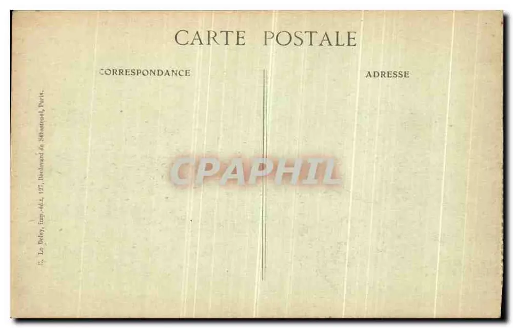 Salonique — Der Generalstab landet — Vise, Paris N° 1338 - Rückseite