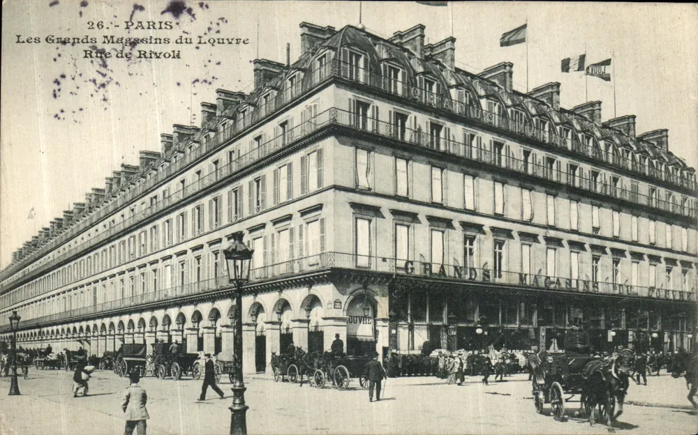 Paris — Les Grands Magasins du Louvre, Rue de Rivoli — Unbekannter Verleger, Nr. 26 - Vorderseite