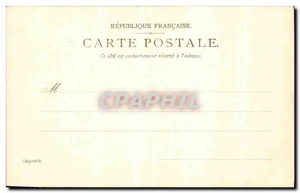 Contiergerie e Tribunal de Comércio — Paris — Editor Valloir & Cie, n° 515 - Verso