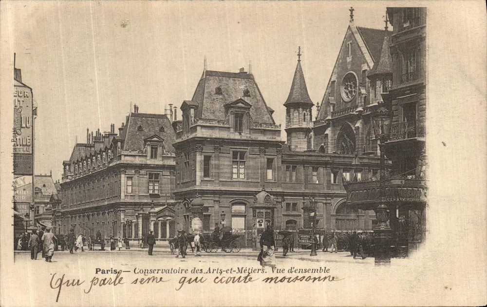 Paris — Conservatorium der Künste und Handwerks. Übersicht — Verleger unbekannt - Vorderseite