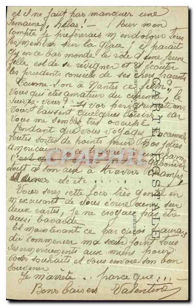 PARIS — Bois de Boulogne — Spitze des Großen Sees — C. M. — Nr. 321 - Rückseite