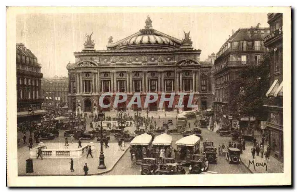Place de l'Opéra — Paris — editor Mona, n° 15 - Frente