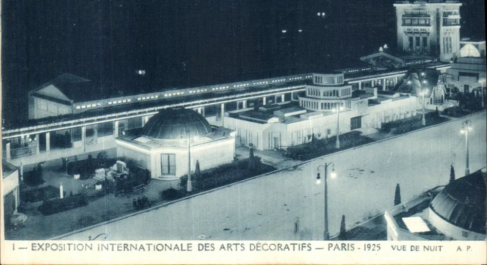 Internationale Ausstellung dekorativer Künste — Paris — 1925 — Nachtsicht — A.P. - Vorderseite