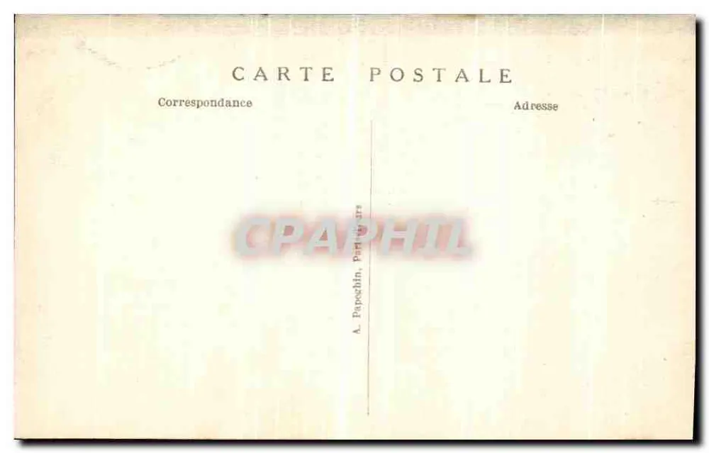 Internationale Ausstellung dekorativer Künste — Paris — 1925 — Nachtsicht — A.P. - Rückseite