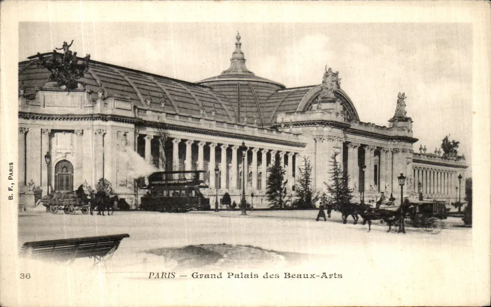 Paris — Grand Palais dos Belos-Artes — B. F., Paris, n° 36 - Frente