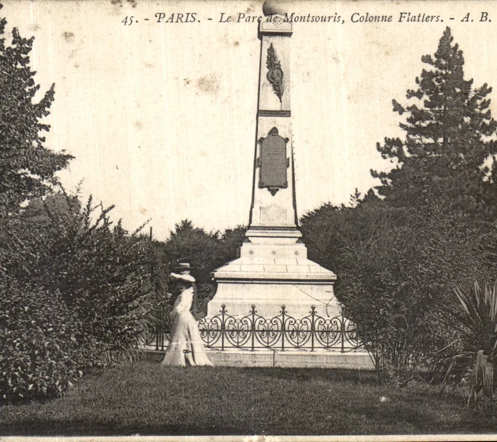 Paris - Der Parc de Montsouris, Colonne Fiatlers — A. B. n°45 - Vorderseite