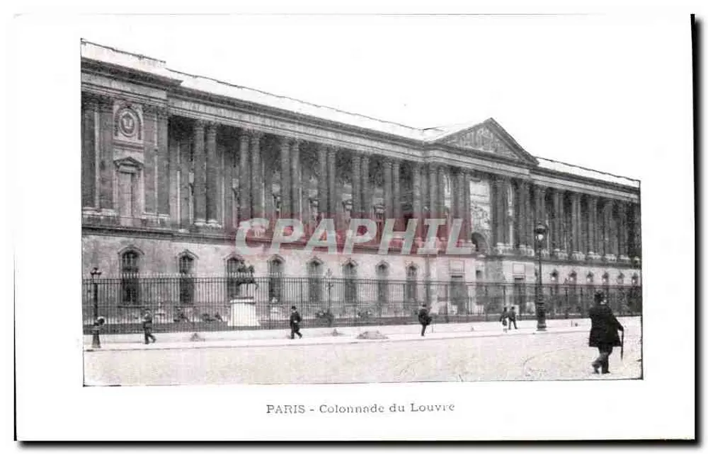 PARIS - Colunata do Louvre — editor desconhecido - Frente