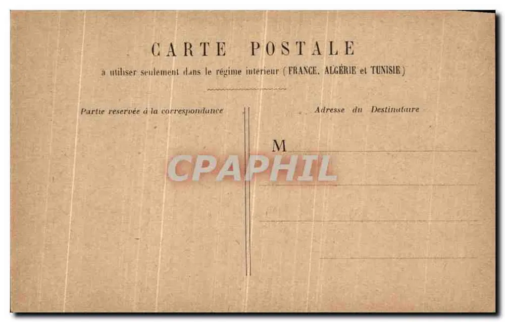 PARIS - Palais van het Trocadéro — architecturale weergave — uitgever niet zichtbaar - Achterkant