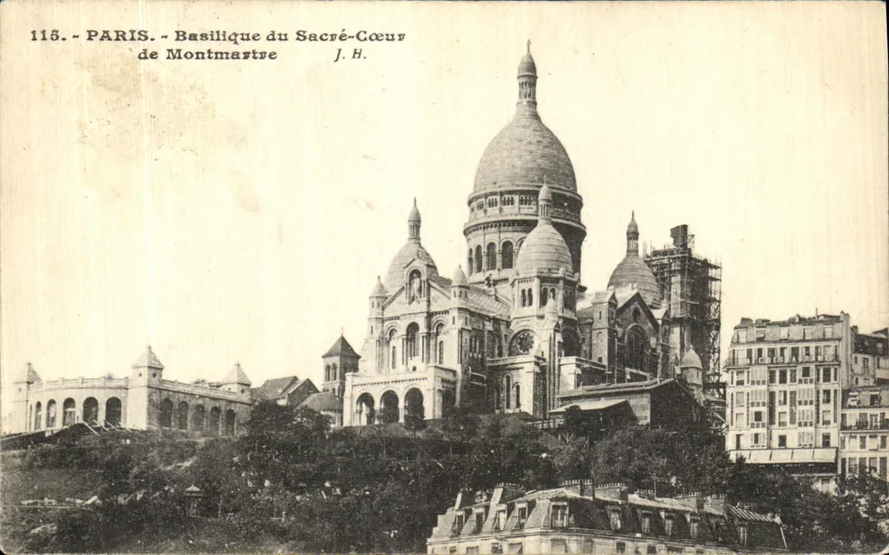 Paris - Basilika des Heiligen Herzens von Montmartre — J.H. n°115 - Vorderseite