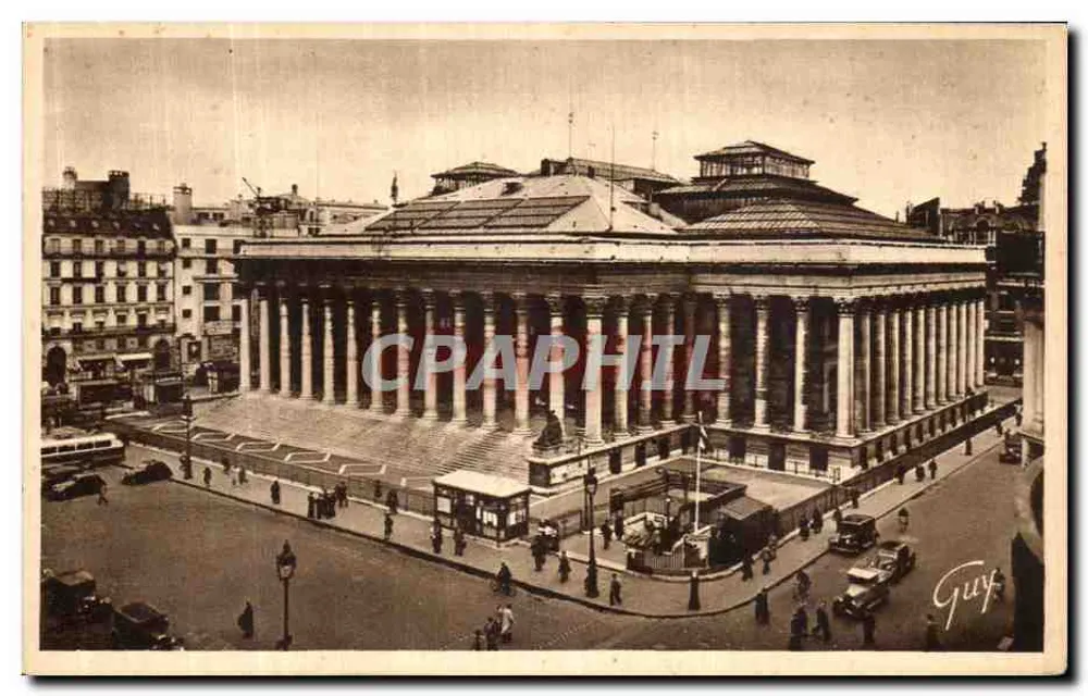 Börse — Paris — Verlag Guy - Vorderseite