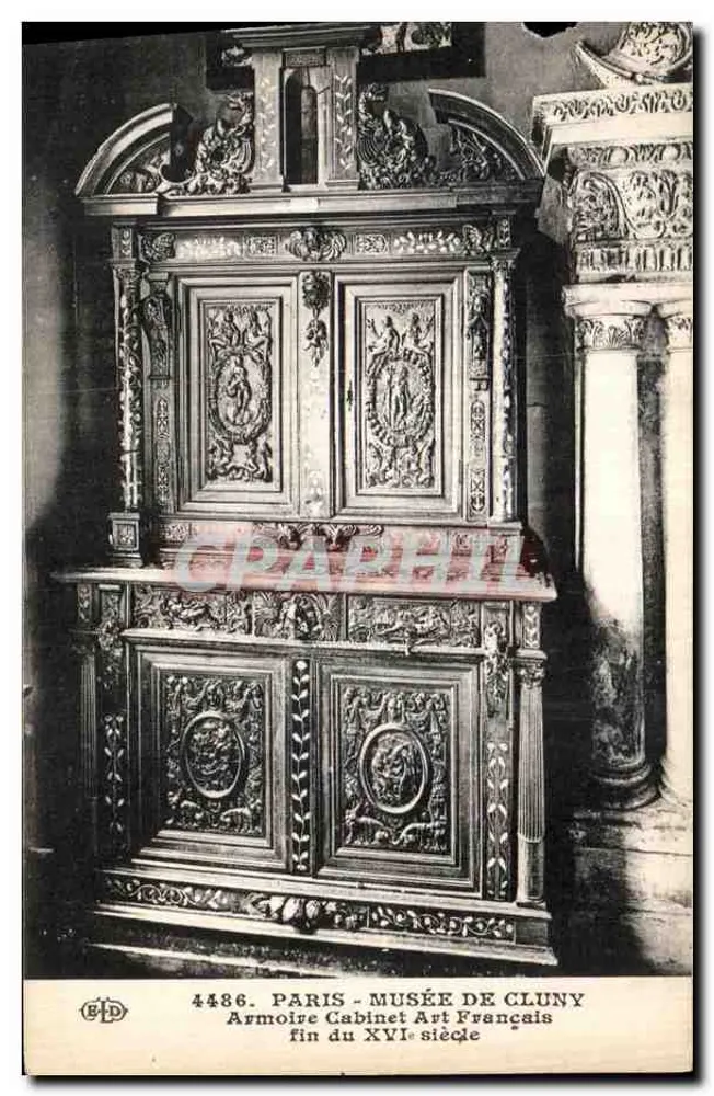 Schrank — Musée de Cluny, Paris — BPD n°4486 - Vorderseite