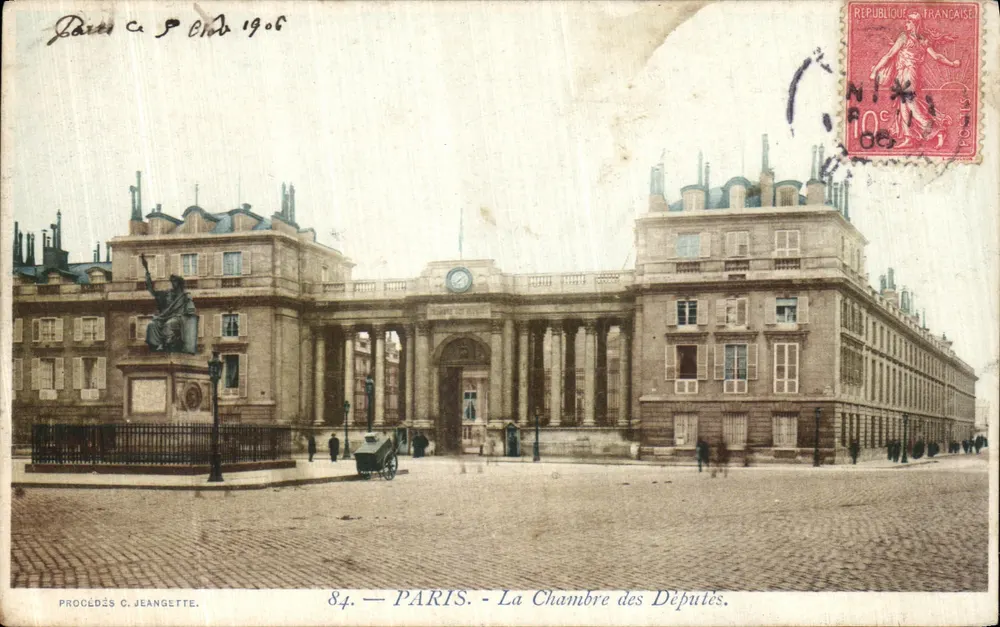 Paris — The Chamber of Deputies — C. Jeangette process, no. 84 - Front