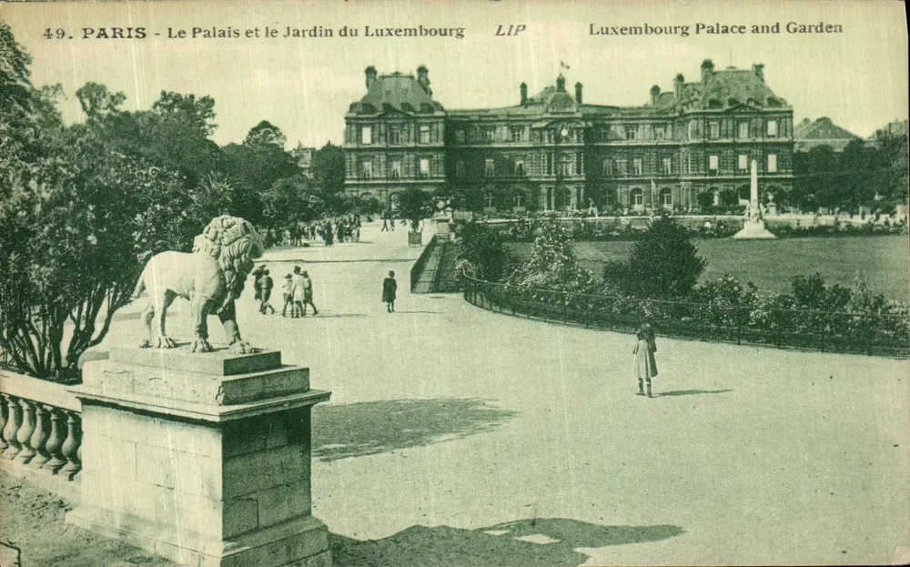 Paris - Das Palais und der Garten des Luxembourg — LIP, Serie 49 - Vorderseite