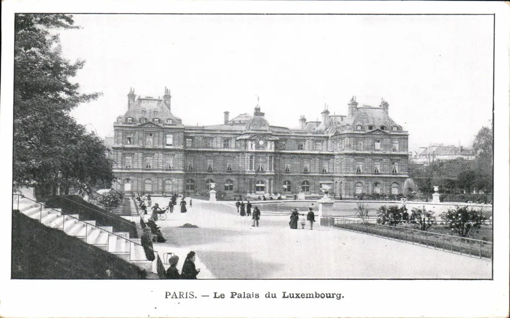 PARIS — O Palácio do Luxemburgo — Coleção da Petite République, n°4 - Frente