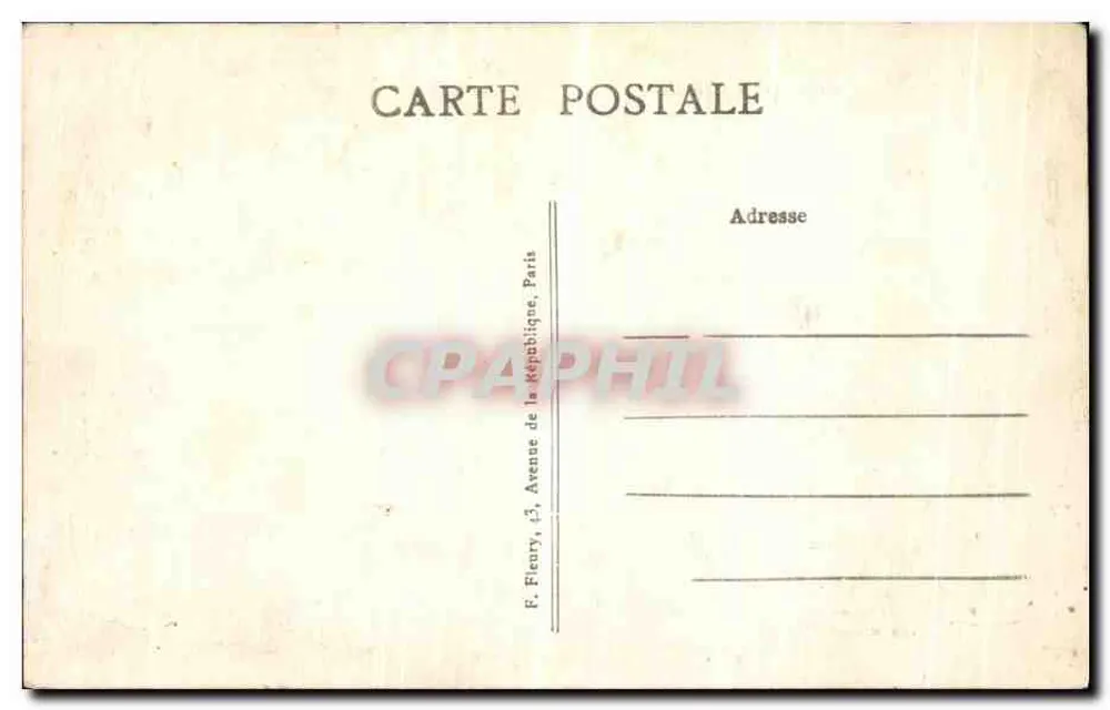 Paris — A Rue Sergent-Bauchat — Editor Mercier - Verso