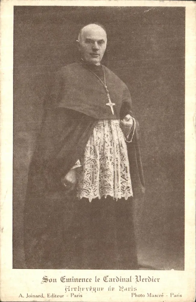 Son Eminence le Cardinal Verdier — Archevêque de Paris — A. Joinard, Editeur - Paris - Vorderseite