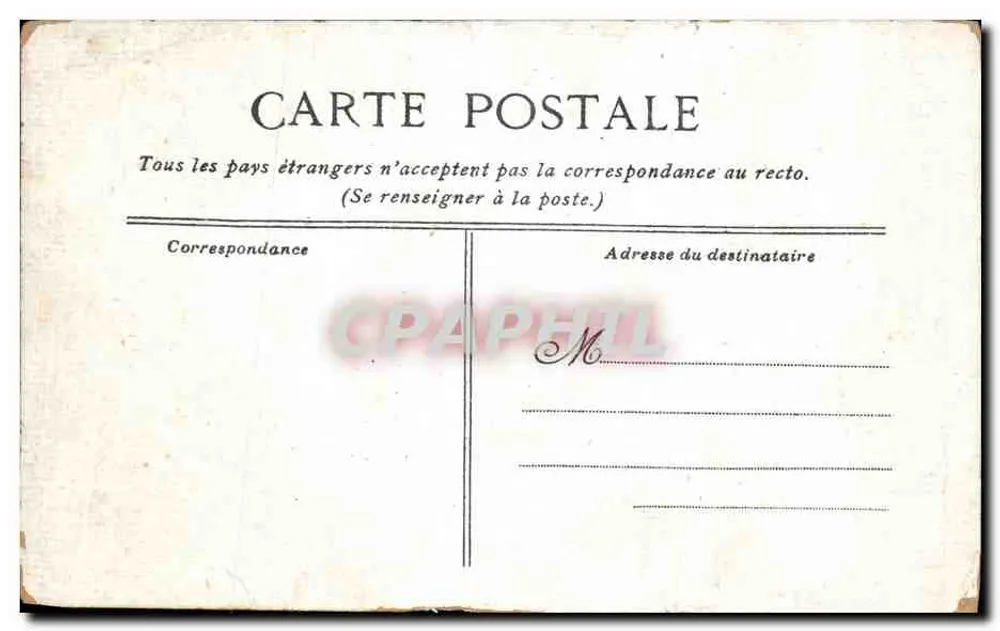 Paris - Gare do Norte — vista da entrada principal — editor não identificado, número de série não visível - Verso