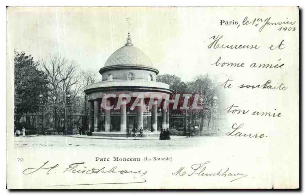 Parc Monceau (A Rotonda) — Paris — H. Fleischhauer - Frente