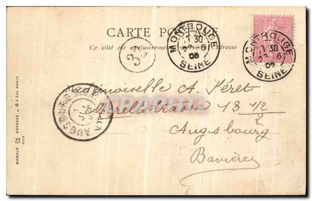 Paris – Bulles-Chaumont-le-Lac — Impressa em TAILLE-DOUGE, N°21 - Verso