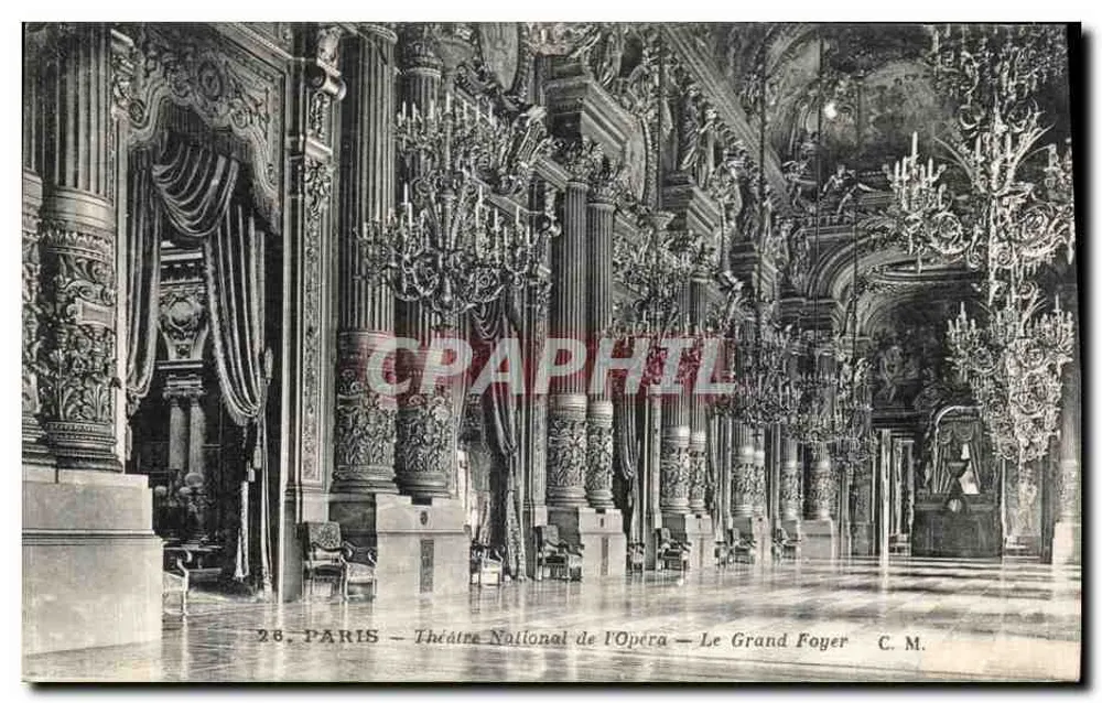 PARIS — Théâtre National de l'Opéra — Le Grand Foyer — C. M. — n°26 - Vorderseite