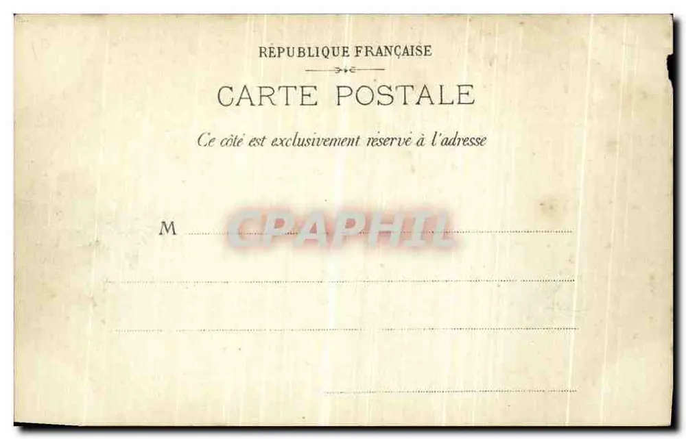 Paris — Weltausstellung 1900 — Palast der Floristik - Rückseite