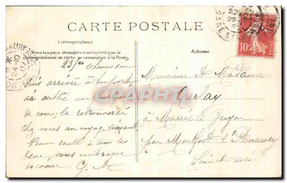 JUNE DÉJÀ — JUNE DÉJÀ — de PARIS — L. S. HAUTMONT - Verso