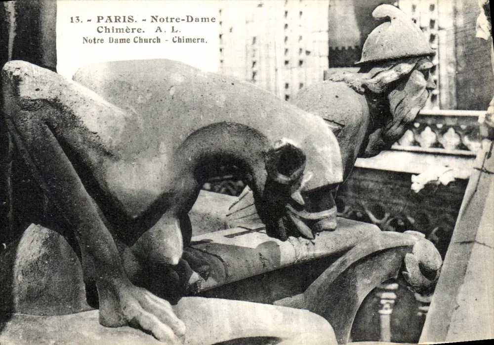 Paris - Notre-Dame - Chimère — A. L. Éditions Artistiques - Frente
