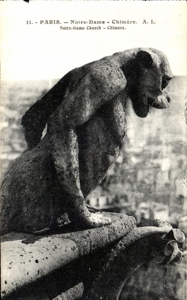 Paris — Notre-Dame — Chimère — A. L. - Frente