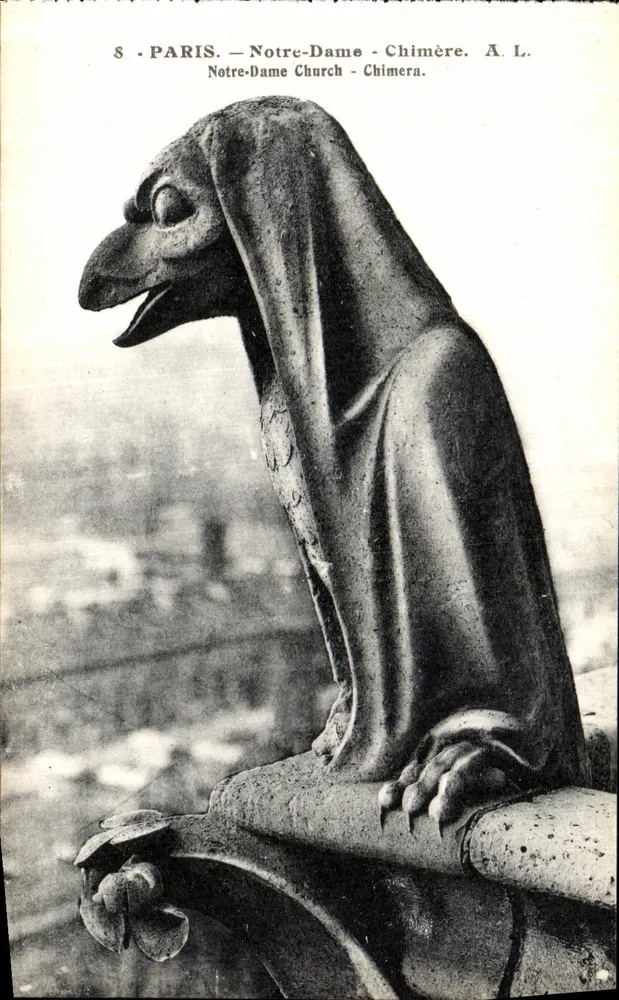 Paris - Notre-Dame - Chimère — A. L. Éditions Artistiques - Frente