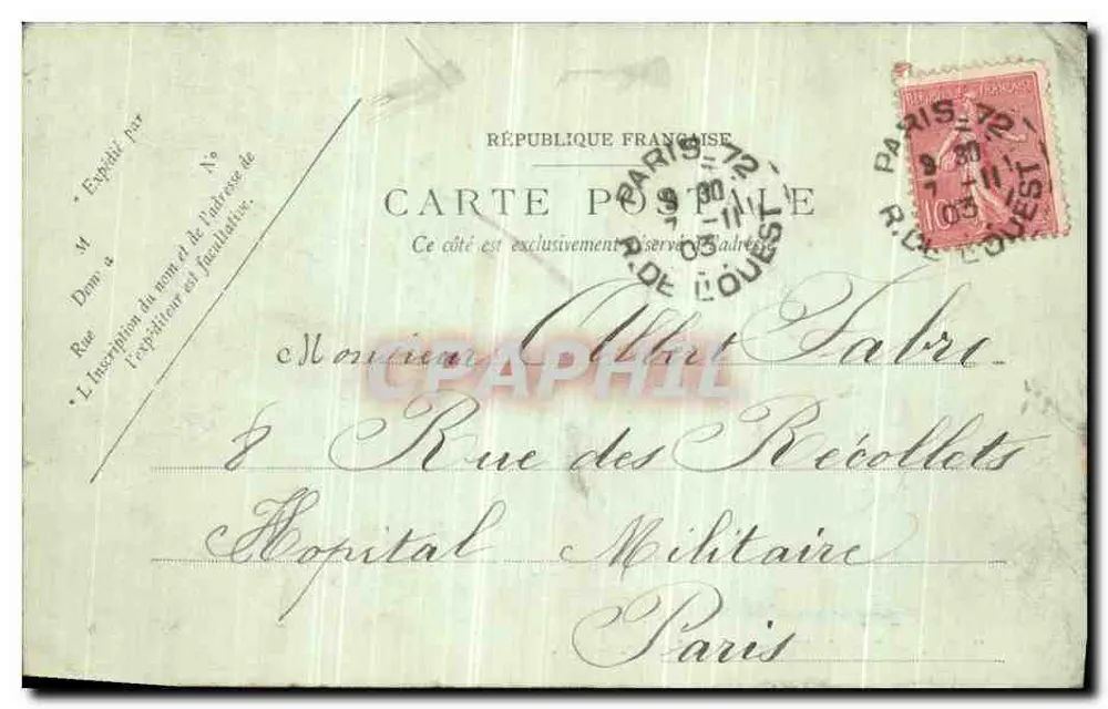 PARIS — Parque de Montsouris — O Lago — LL. — N° 403 - Verso