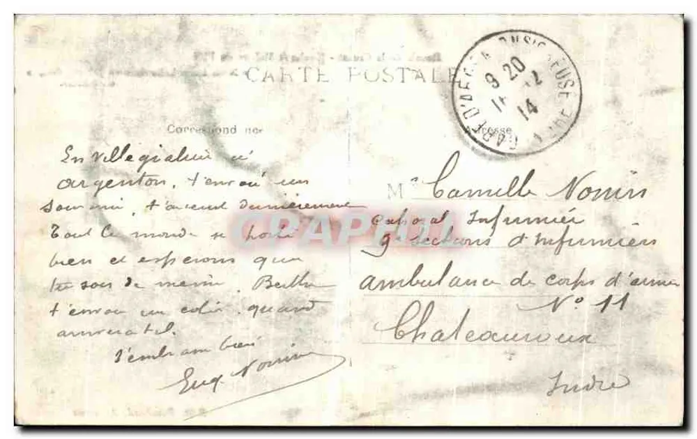 Schleife der Creuse - Mühle und Dorf PIN — Verlag Bouchard, Argenton - Rückseite