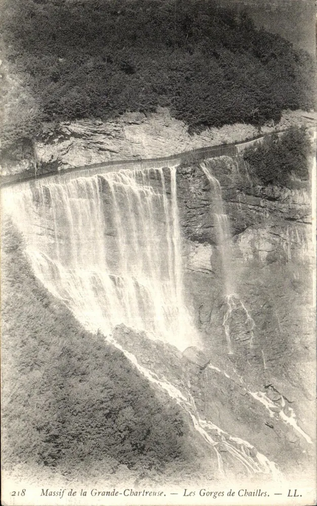 Les Gorges de Chailles — Massif de la Grande-Chartreuse — LL. — Nr. 218 - Vorderseite