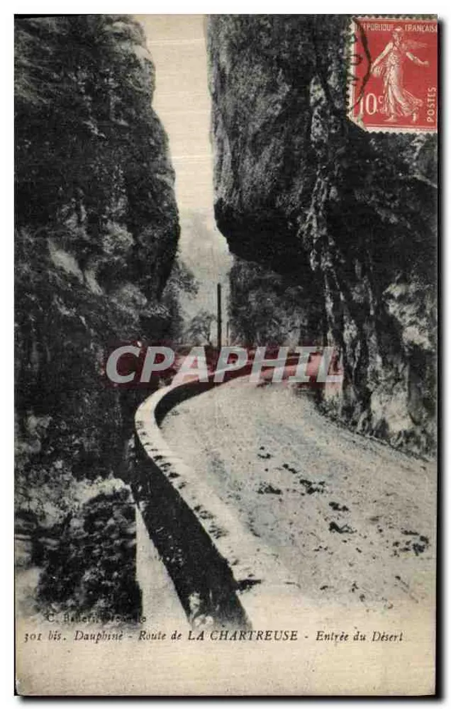 Strada della Chartreuse - Ingresso del Désert — Dauphiné — C. Bauler, Francia — n° 301 bis - Recto