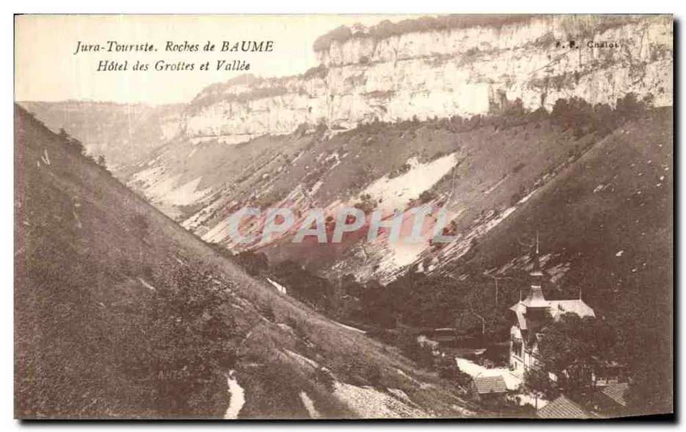 Roches de BAUME — Hotel des Groîtes et Vallée — F. E. GAZILOT - Vorderseite