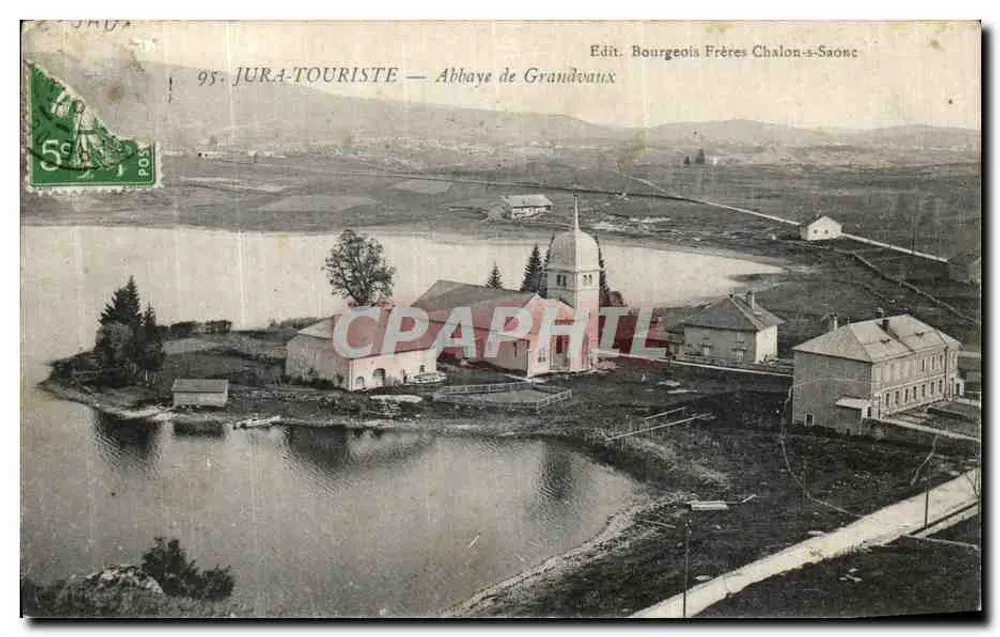 Abbaye de Grandvaux — Jura-Touriste — Edit. Bourgeois Frères Chalon-saône - Vorderseite