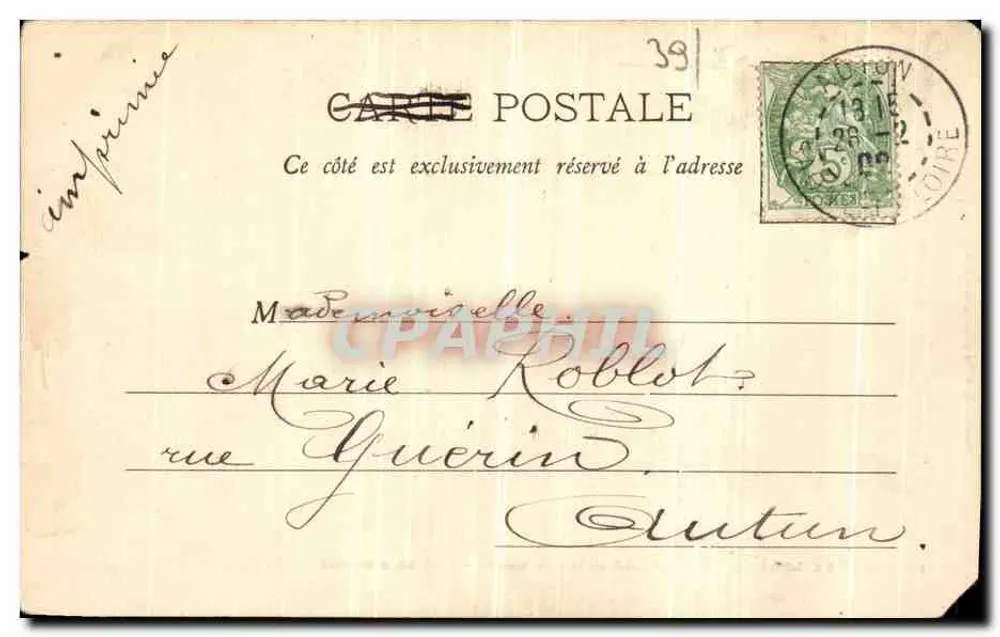 Alrededores de Lons-le-Saunier-les-Bains — Baume, Cascada y Grotta — L. Douay fotógrafo-editor - Reverso
