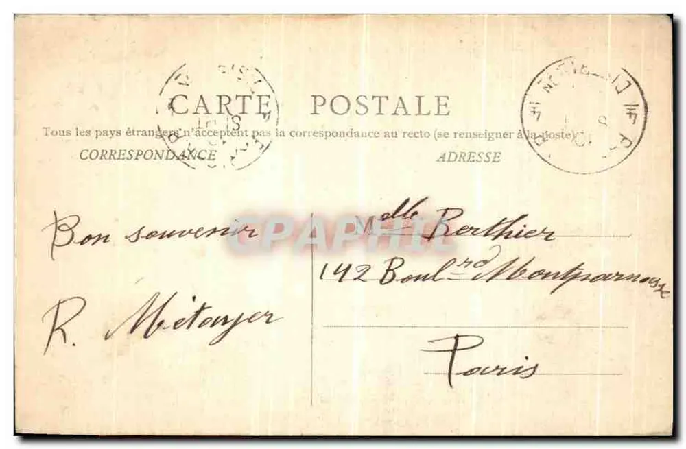 Montrond (Jura) — As Ruínas — Editor não visível - Verso