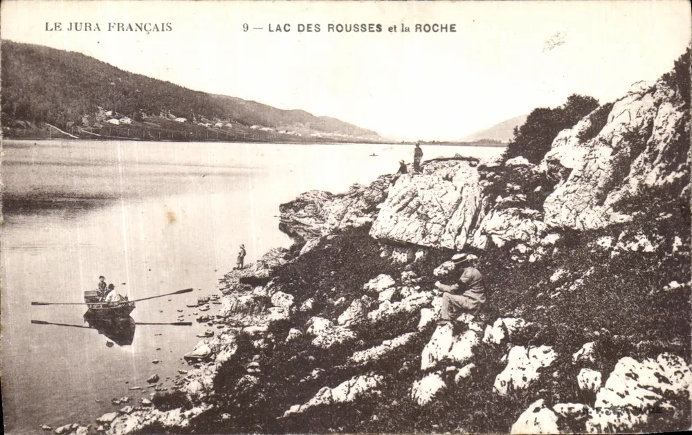 Lac des Rousses und die Felsen — Der französische Jura — Verlag ROSNY - Vorderseite